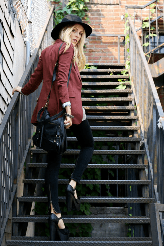 Burgundy Jacket - Fall 2012 Trend Burgundy Jacket - Fall 2012 Trend