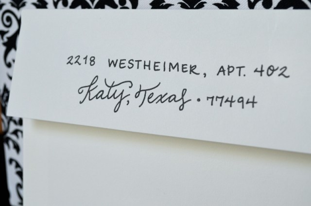 Save the Date Envelope Lettering - One Charming Life Save the Date Envelope Lettering - One Charming Life