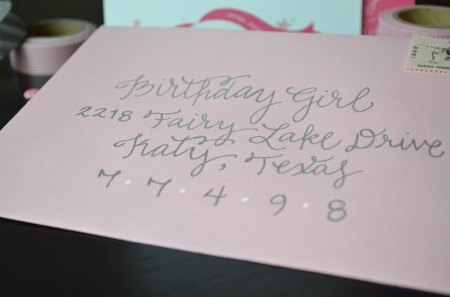 hand lettering calligraphy by one charming life