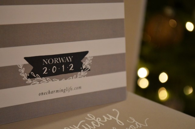 holiday cards - one charming life