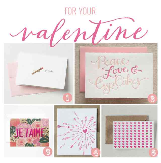 Valentines day cards handpicked by one charming life